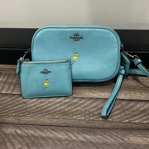 Coach cross body with matching wallet